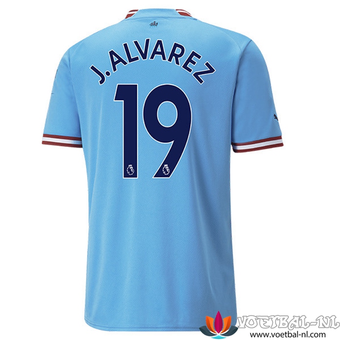 Manchester City (J.ALVAREZ #19) 2022/23 Thuisshirt