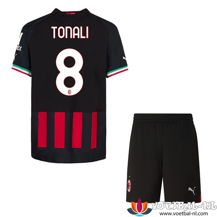 AC Milan (TONALI #8) Kinderen Thuisshirt 2022/23
