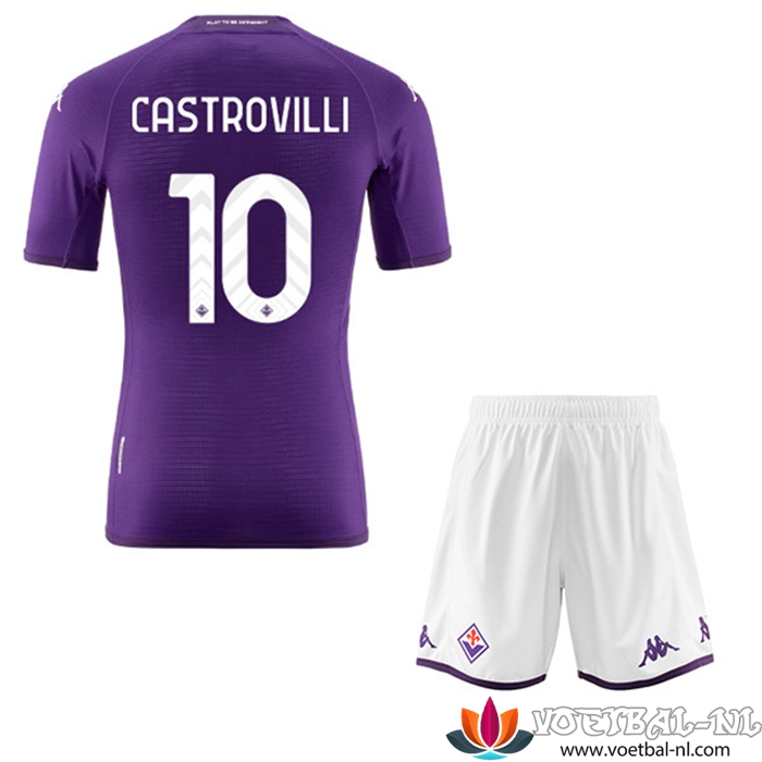 ACF Fiorentina (CASTROVILLI #10) Kinderen Thuisshirt 2022/23