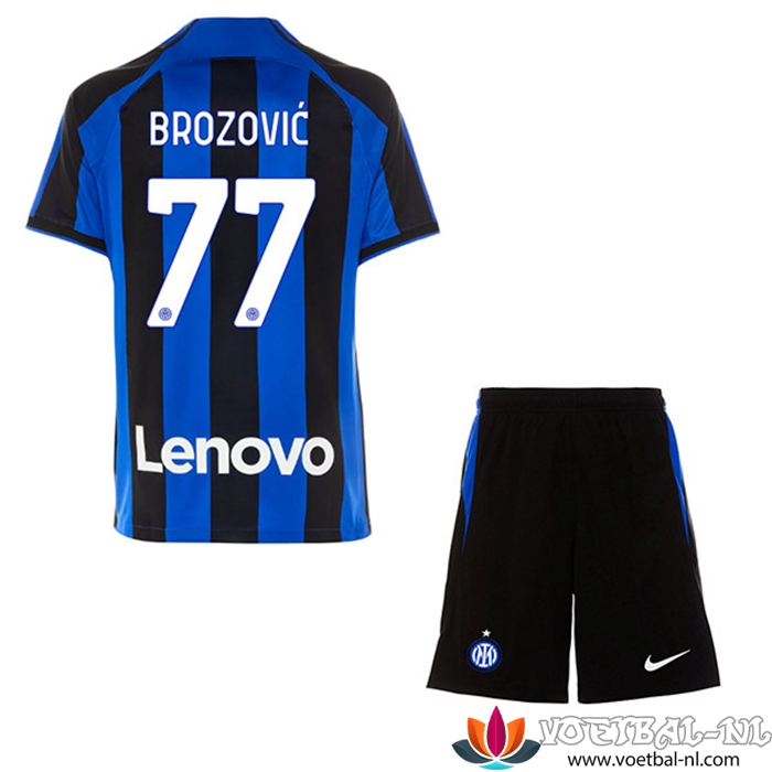 Inter Milan (BROZOVIĆ #77) Kinderen Thuisshirt 2022/23