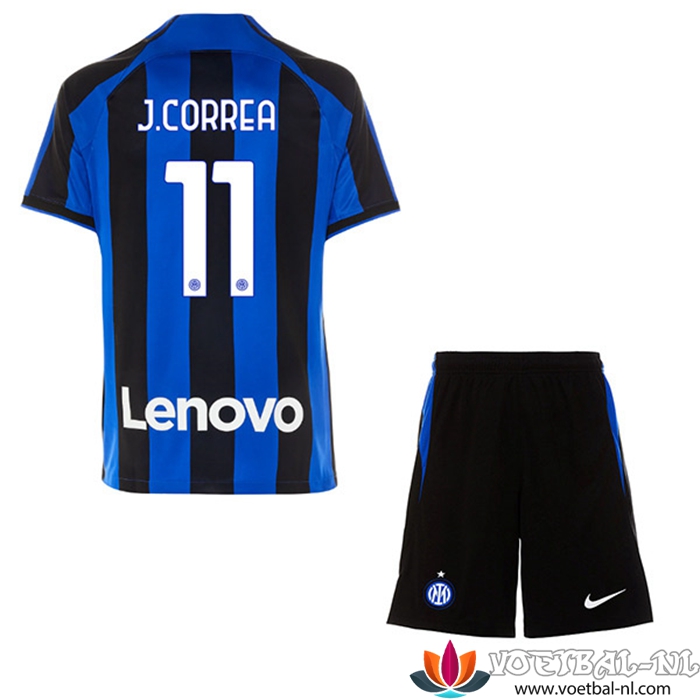 Inter Milan (J.CORREA #11) Kinderen Thuisshirt 2022/23