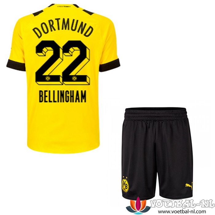 Dortmund BVB (BELLINGHAM #22) Kinderen Thuisshirt 2022/23
