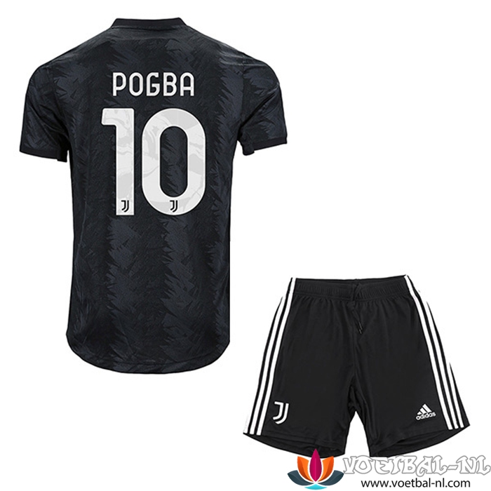 Juventus (POGBA #10) Kinderen Uitshirt 2022/23