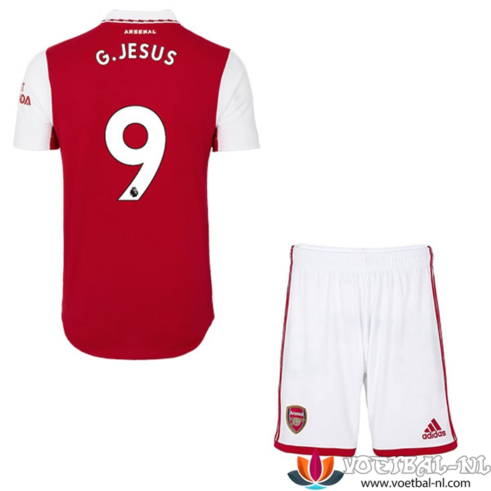 Arsenal (G.JESUS #9) Kinderen Thuisshirt 2022/23