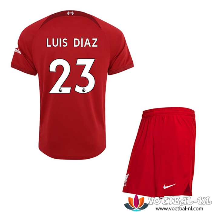 Liverpool (LUIS DIAZ #23) Kinderen Thuisshirt 2022/23