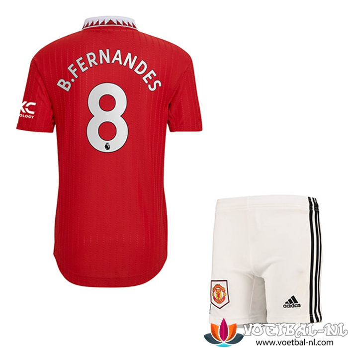 Manchester United (B. FERNANDES #8) Kinderen Thuisshirt 2022/23