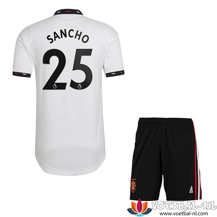 Manchester United (SANCHO #25) Kinderen Uitshirt 2022/23