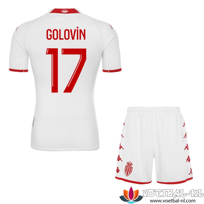 AS Monaco (GOLOVIN #17) Kinderen Thuisshirt 2022/23