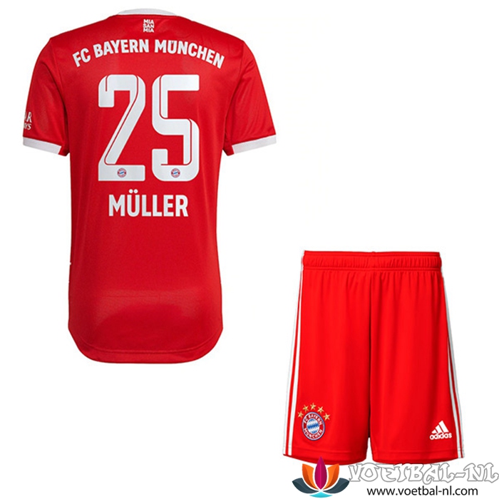 Bayern Munchen (MÜLLER #25) Kinderen Thuisshirt 2022/23