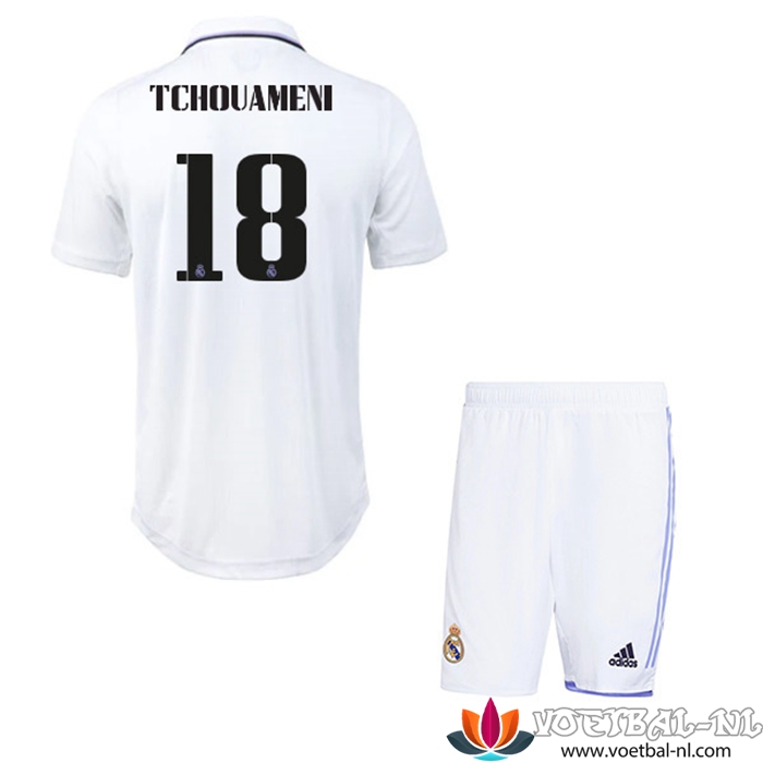 Real Madrid (TCHOUAMENI #18) Kinderen Thuisshirt 2022/23