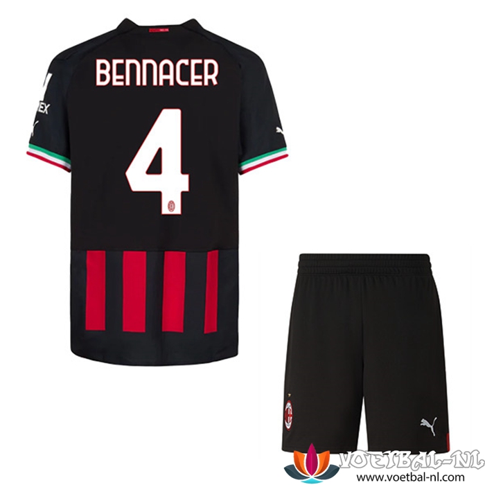 AC Milan (BENNACER #4) Kinderen Thuisshirt 2022/23