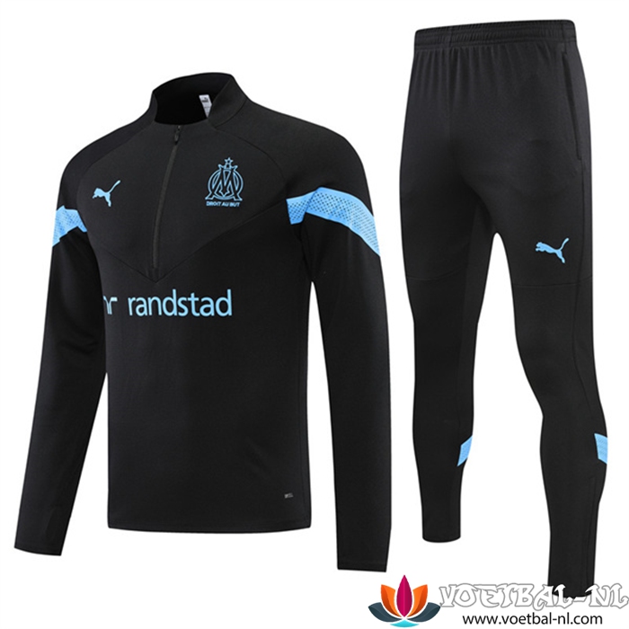 Marseille Trainingspak Zwart 2022/2023