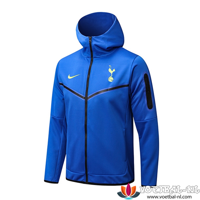 Tottenham Hotspurs Trainingsjacke Met Capuchon Blauw 2022/2023