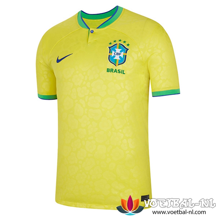 Nieuwe Brazilië Thuisshirt WK 2022