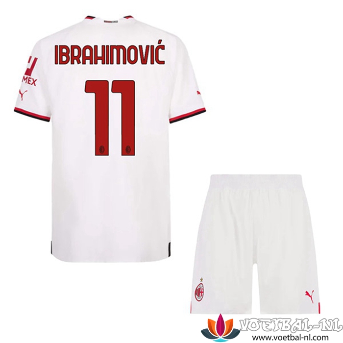 AC Milan (IBRAHIMOVIĆ #11) Kinderen Uitshirt 2022/2023