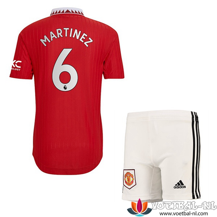 Manchester United (MARTÍNEZ #6) Kinderen Thuisshirt 2022/2023