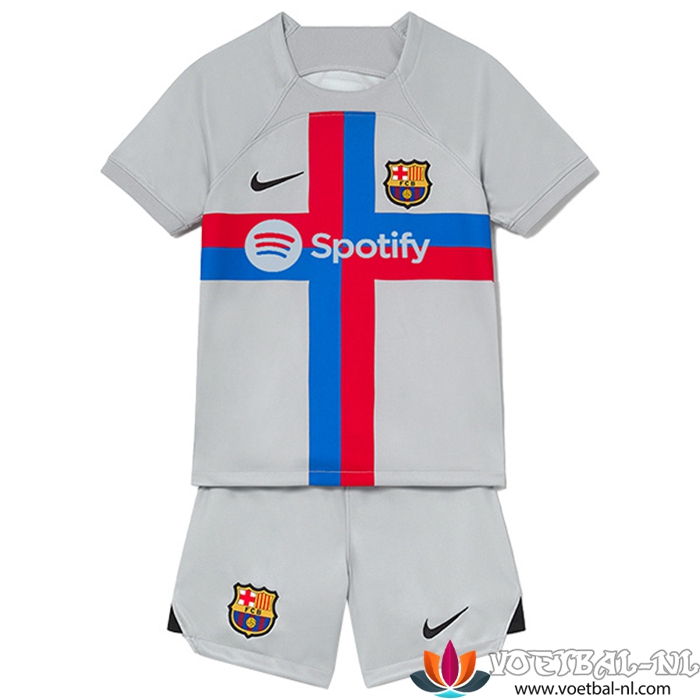 Nieuwe FC Barcelona Kinderen 3e Shirt 2022/2023