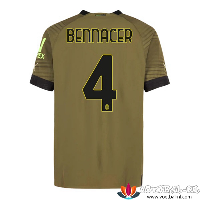 AC Milan (BENNACER #4) 2022/2023 3e Shirt