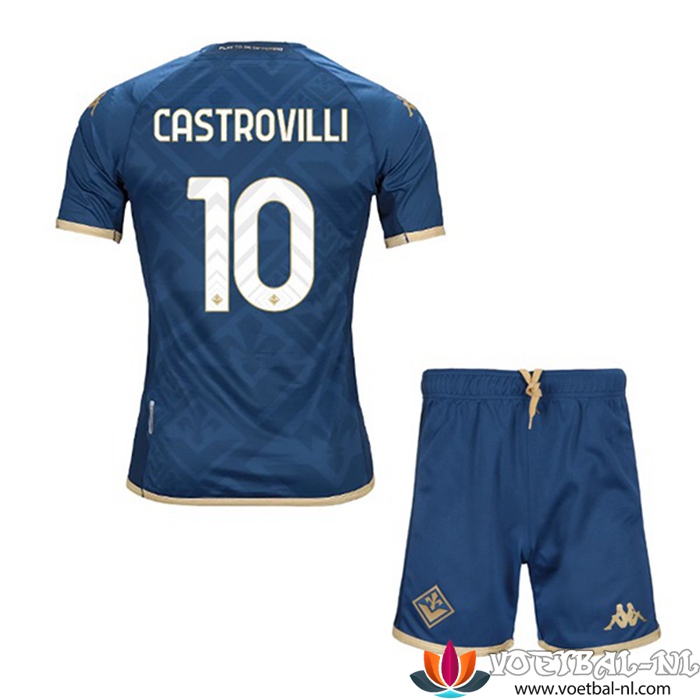 ACF Fiorentina (CASTROVILLI #10) Kinderens 3e Shirt 2022/2023