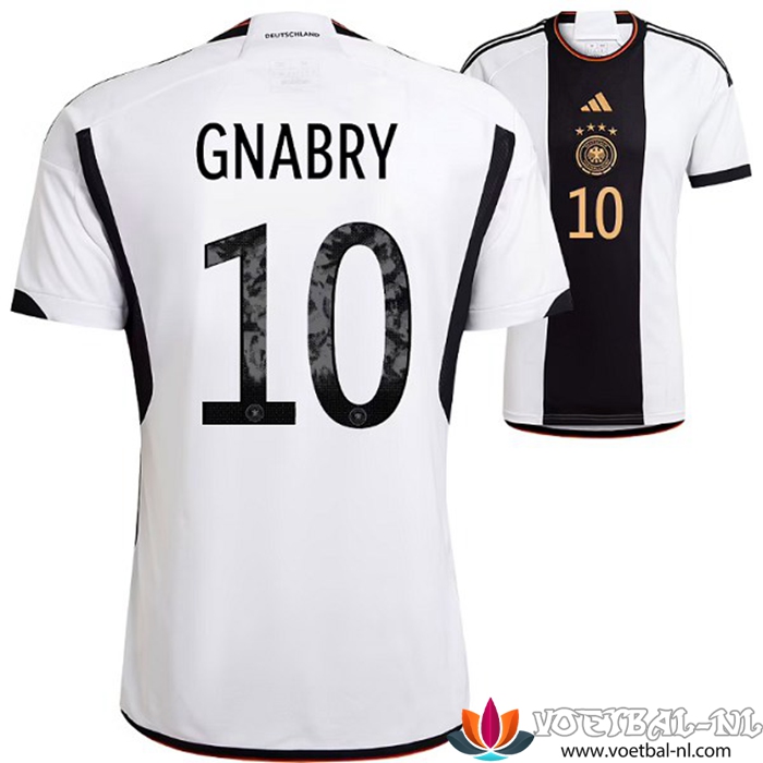 Duitsland (GNABRY #10）WK 2022 Thuisshirt