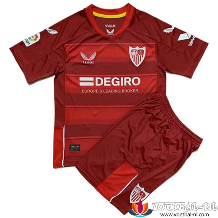 Nieuwe Sevilla FC Kinderen Uitshirt 2022/2023