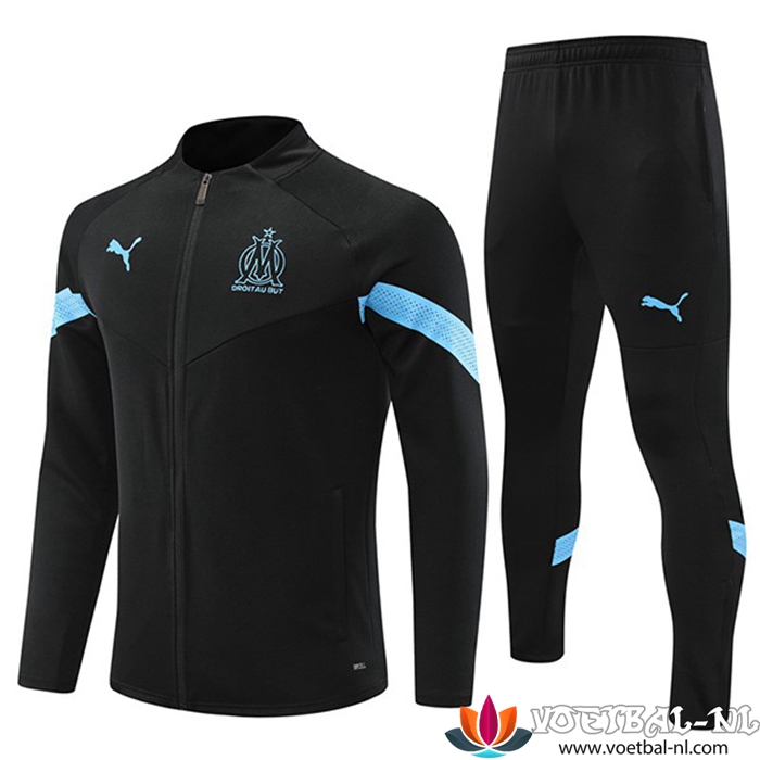 Marseille Trainingspak (Jack) Zwart 2022/2023