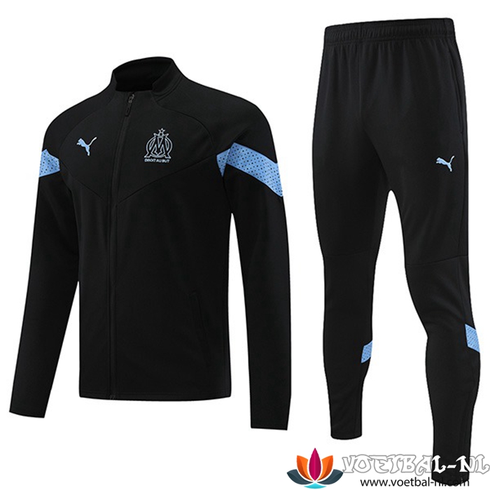 Marseille Trainingspak (Jack) Zwart 2022/2023