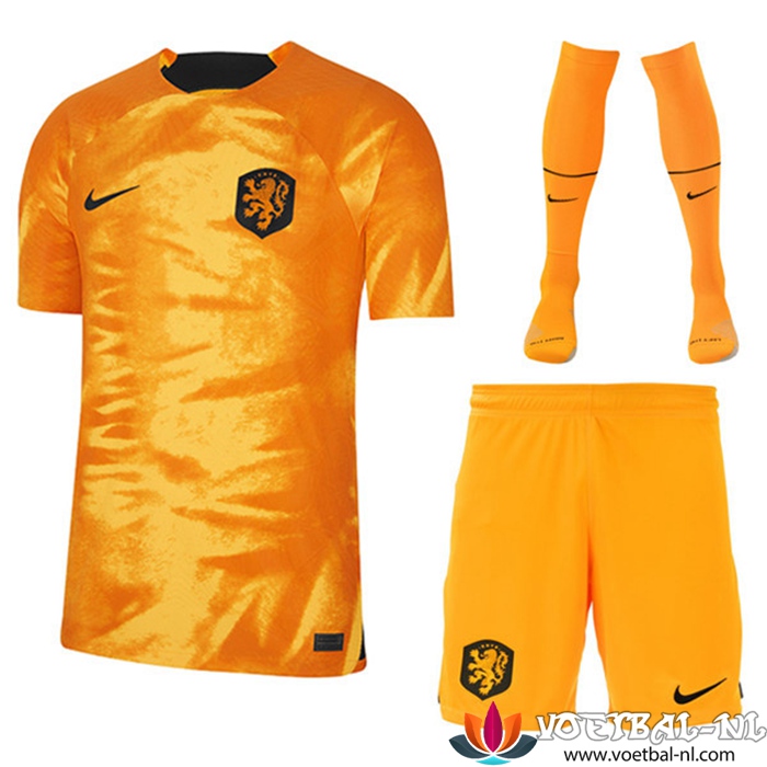 Nederland Thuisshirt (Voetbalbroekje + Voetbalsokken) WK 2022