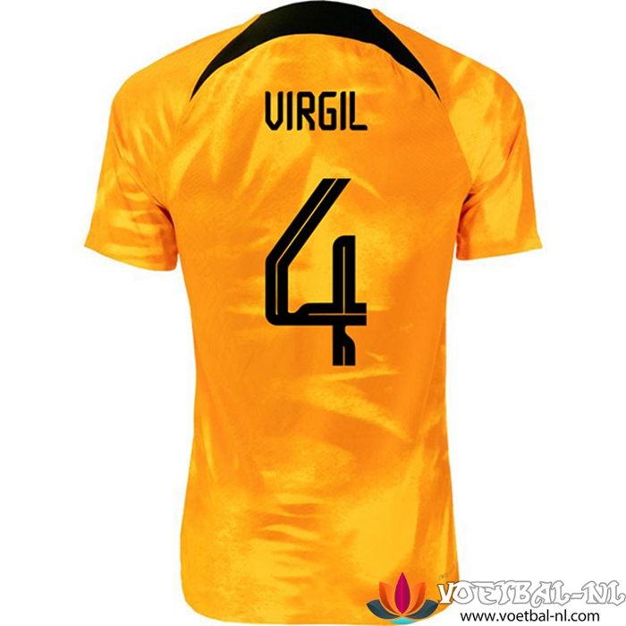 Nederland (VIRGIL #4) Thuisshirt WK 2022