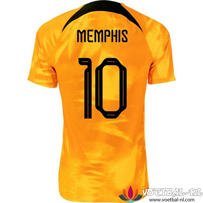 Nederland (MEMPHIS #10) Thuisshirt WK 2022