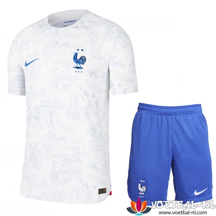 Frankrijk Uitshirt + Shorts 2022/2023