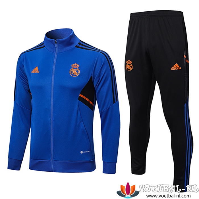 Real Madrid Trainingspak (Jack) Blauw 2022/2023