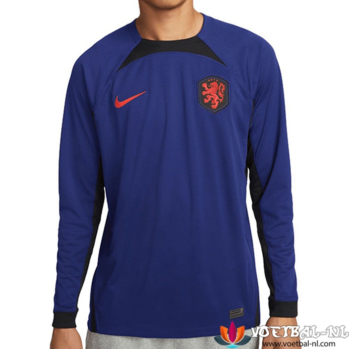 Nederland Uitshirt Lange Mouwen WK 2022