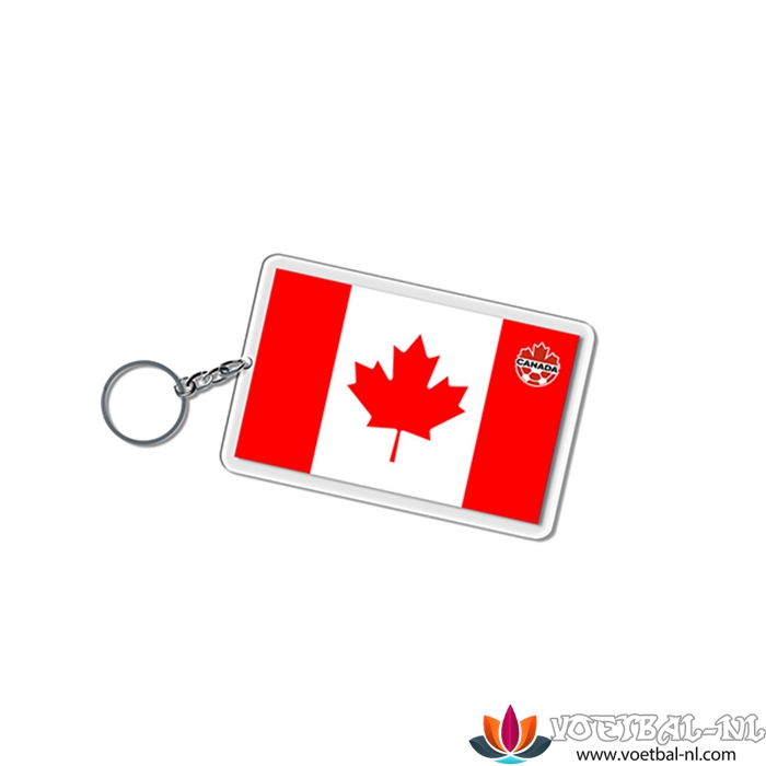 Nieuwe sleutelhouder Carré WK 2022 Canada Wit/Rood