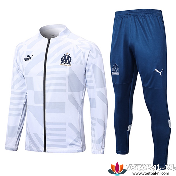 Marseille Trainingspak (Jack) Wit 2022/2023