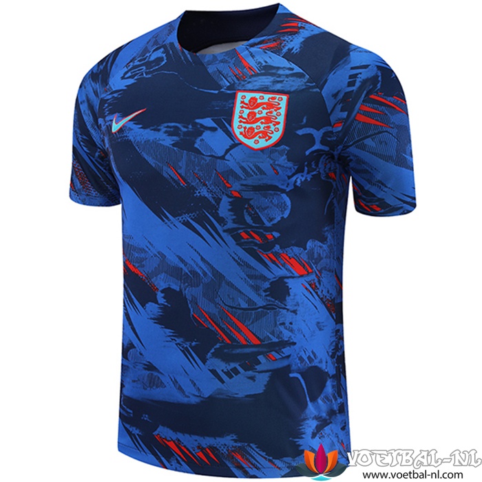 Engeland Trainingsshirt Blauw/Rood 2022/2023