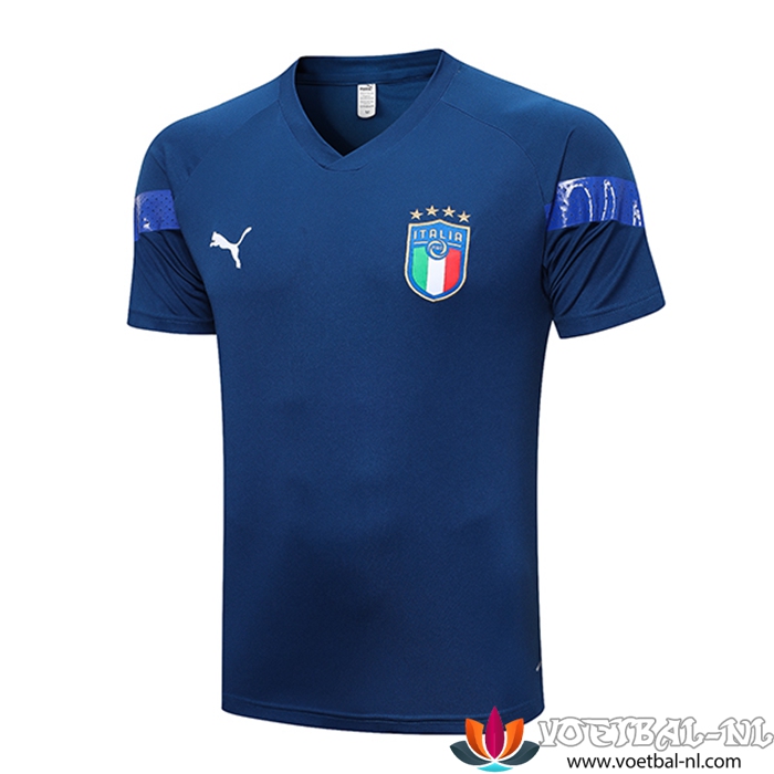 Italië Trainingsshirt marineblauw 2023/2023