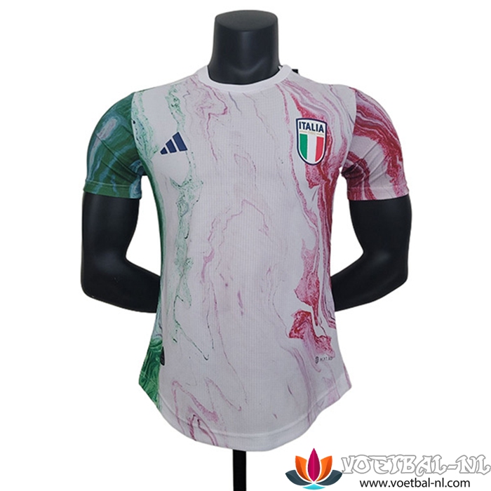 Italië Trainingsshirt Wit/Groente/Rose 2023