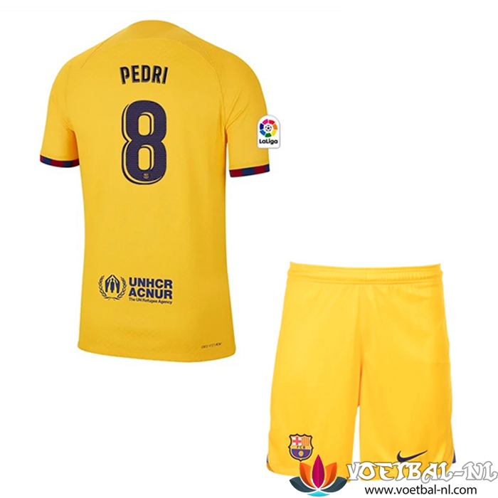 Barcelona Voetbalshirts (PEDRI #8) Kinderen Vierde 2023/2023