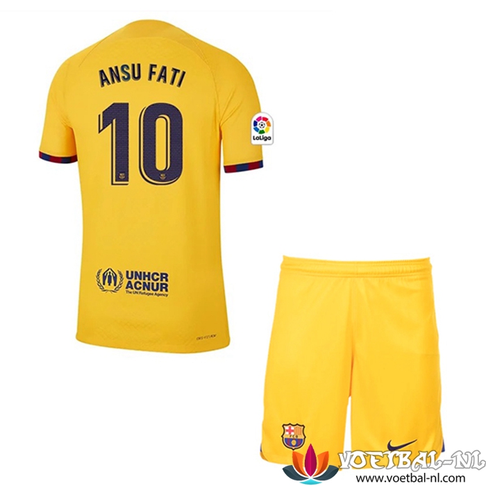 Barcelona Voetbalshirts (ANSU FATI #10) Kinderen Vierde 2023/2023