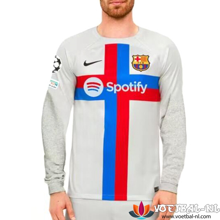 Voetbalshirts FC Barcelona 3e Shirt Lange Mouwen 2023/2024