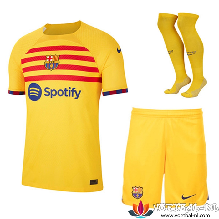 Voetbalshirts FC Barcelona Vierde (Shorts + sokken) 2022/2023