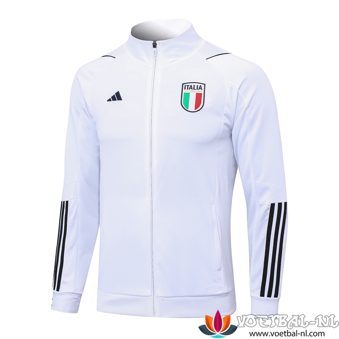 Italië Trainingsjack Wit 2023/2024